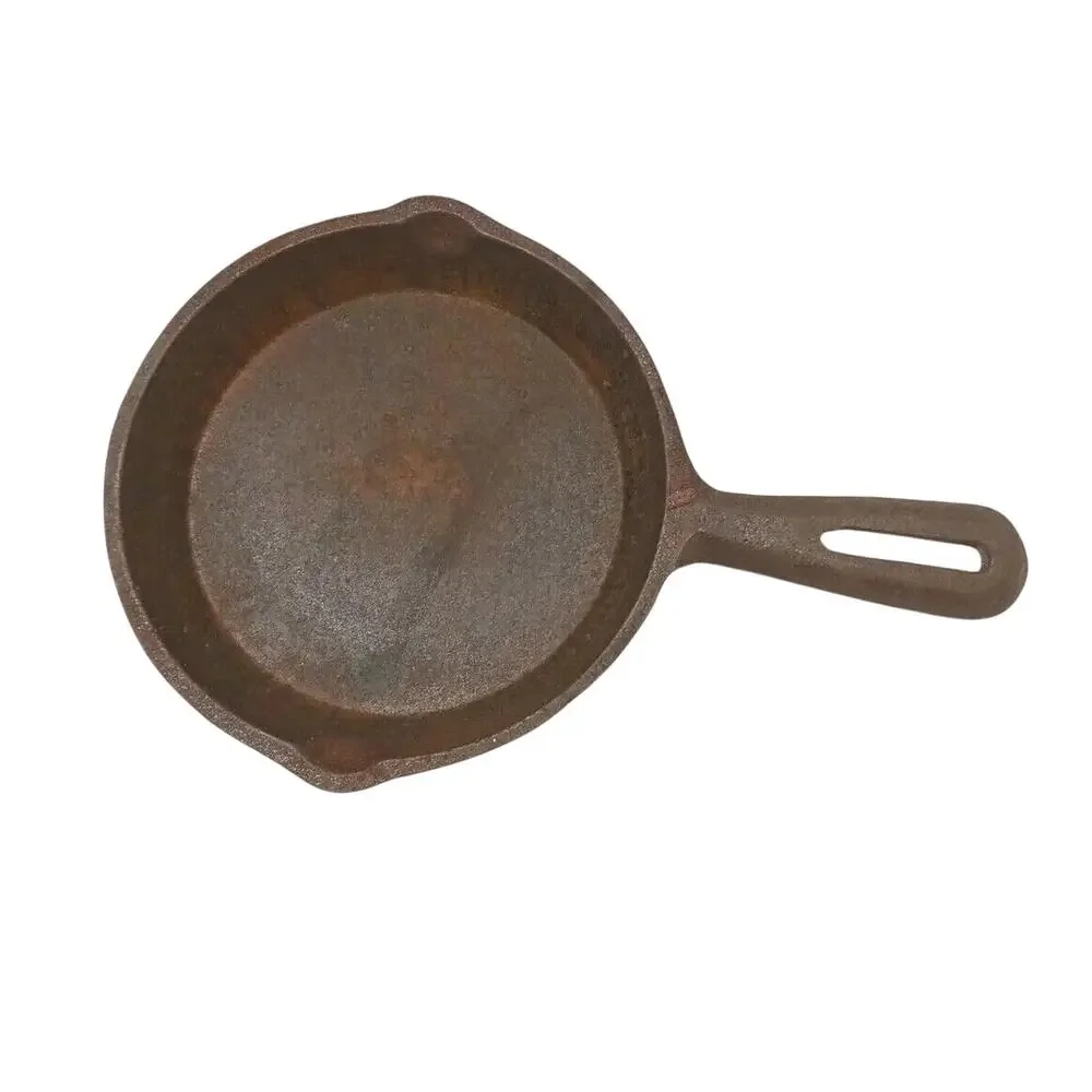 Cast Iron EGG Fry Skillet Butter Pan Handle 6